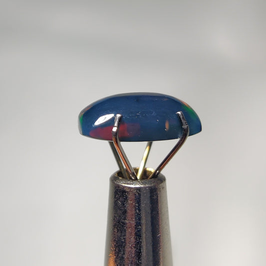 Natural Black Ethiopian Opal Cabochon