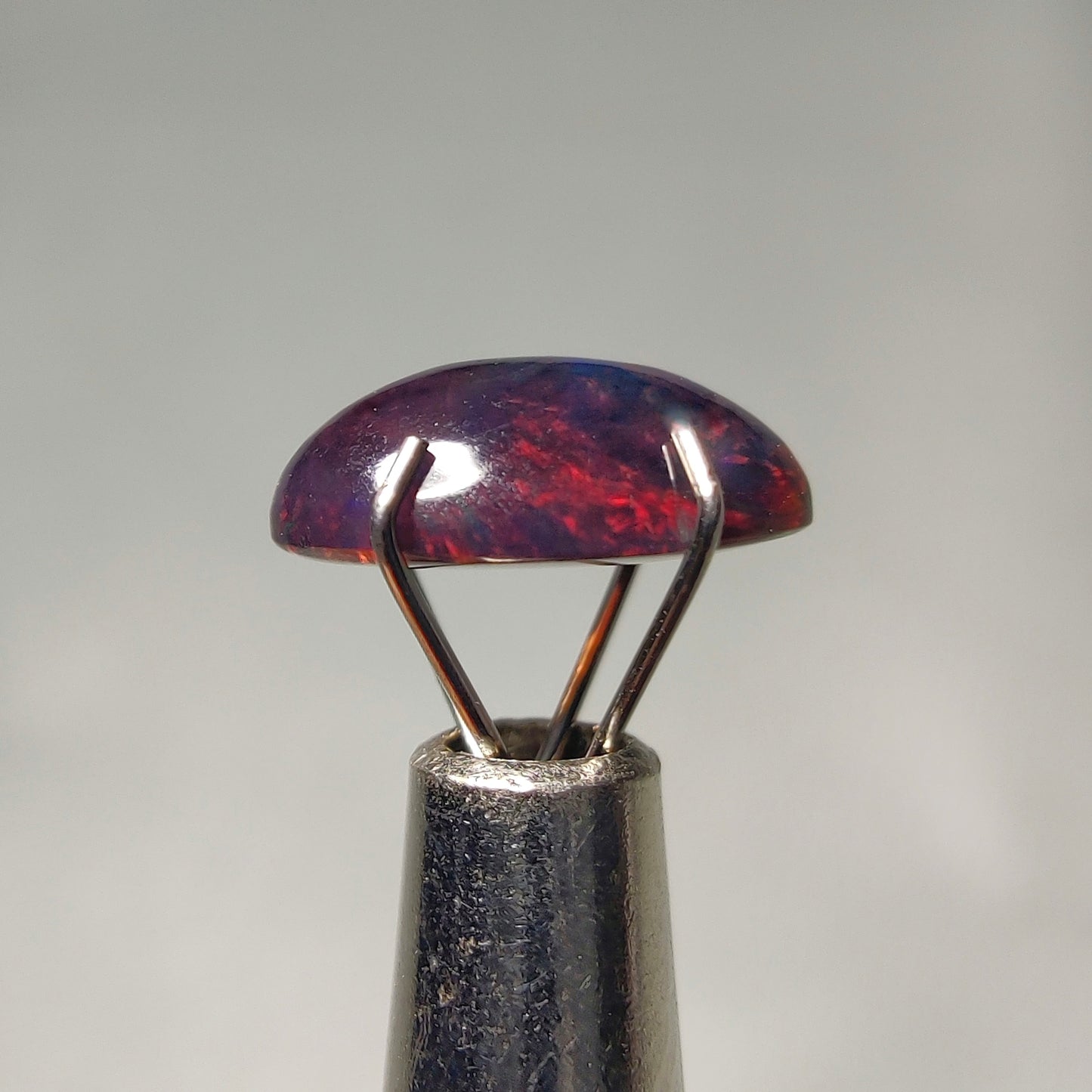 Natural Black Ethiopian Opal Cabochon