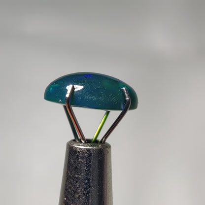Natural Black Ethiopian Opal Cabochon
