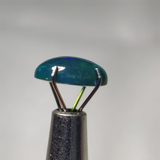 Natural Black Ethiopian Opal Cabochon