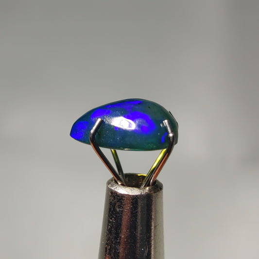 Natural Black Ethiopian Opal Cabochon