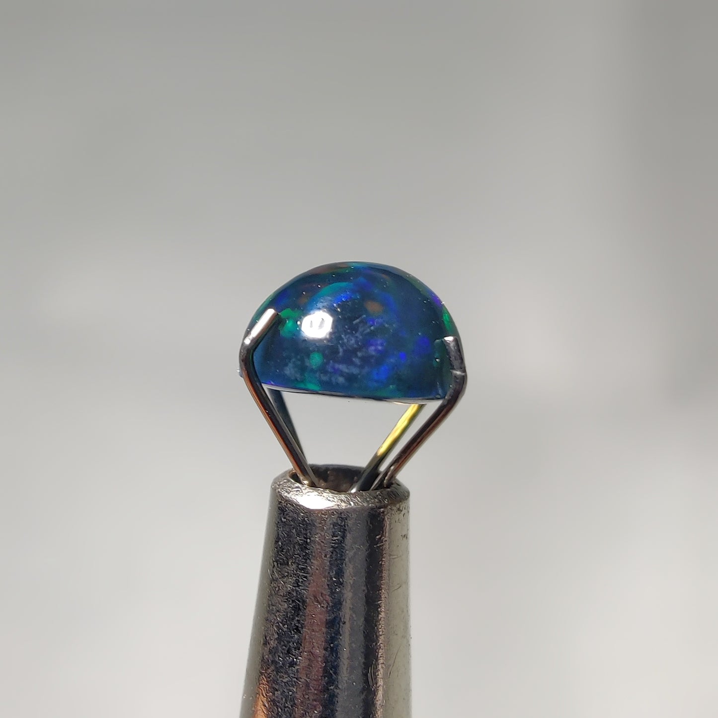 Natural Black Ethiopian Opal Cabochon