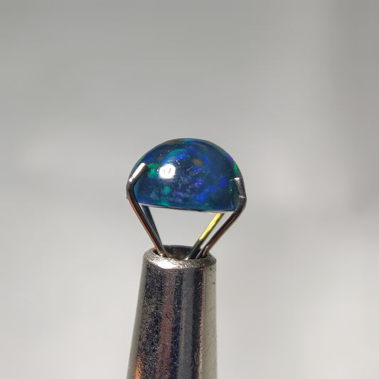 Natural Black Ethiopian Opal Cabochon