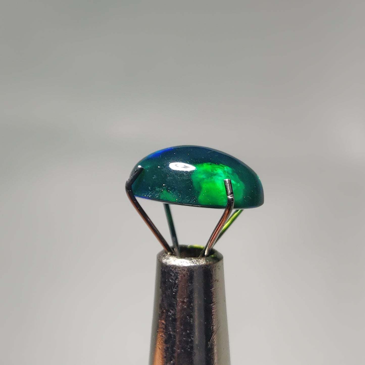 Natural Black Ethiopian Opal Cabochon