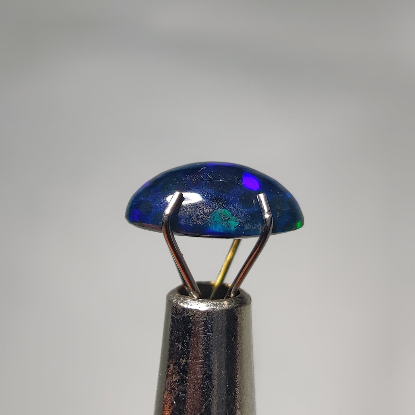 Natural Black Ethiopian Opal Cabochon