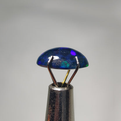 Natural Black Ethiopian Opal Cabochon