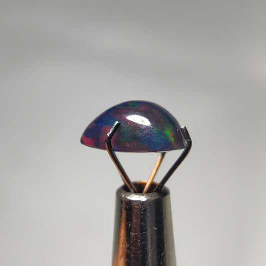 Natural Black Ethiopian Opal Cabochon
