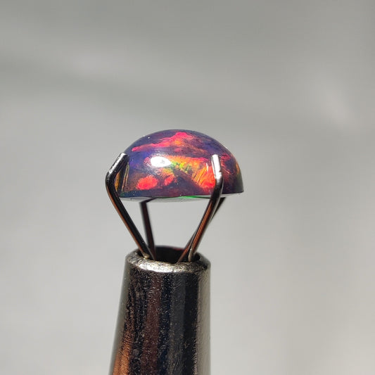 Natural Black Ethiopian Opal Cabochon