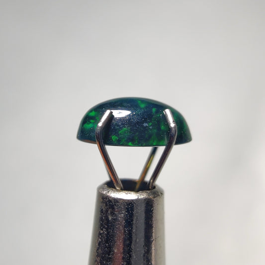 Natural Black Ethiopian Opal Cabochon