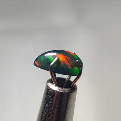 Natural Black Ethiopian Opal Cabochon