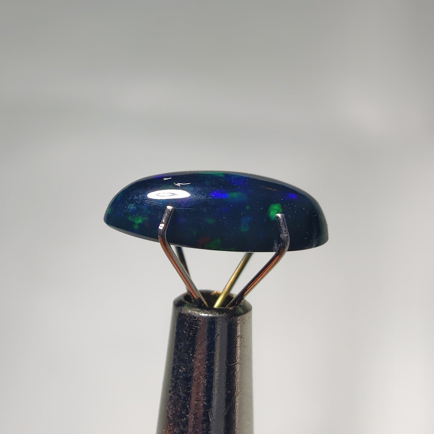 Natural Black Ethiopian Opal Cabochon