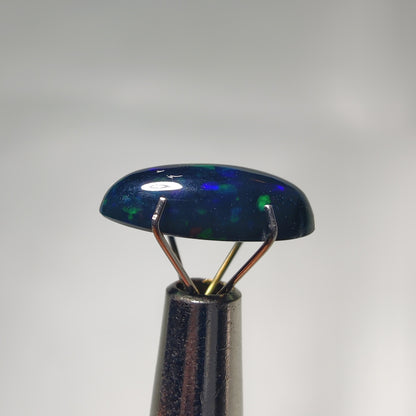 Natural Black Ethiopian Opal Cabochon