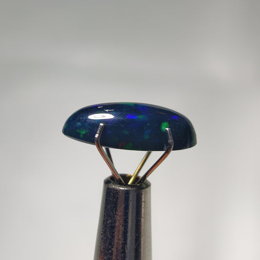Natural Black Ethiopian Opal Cabochon