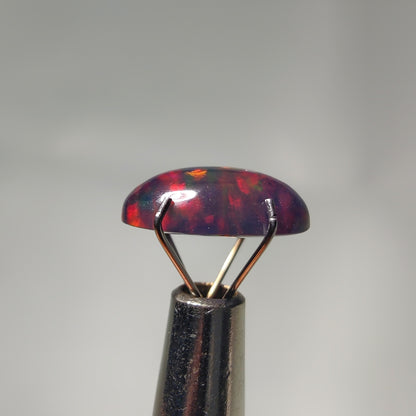 Natural Black Ethiopian Opal Cabochon