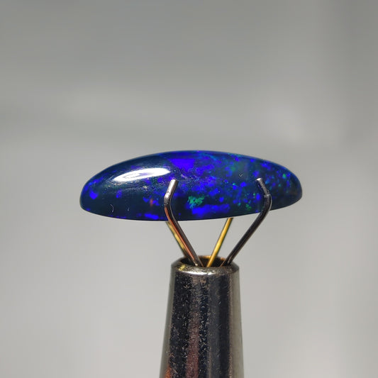 Natural Black Ethiopian Opal Cabochon