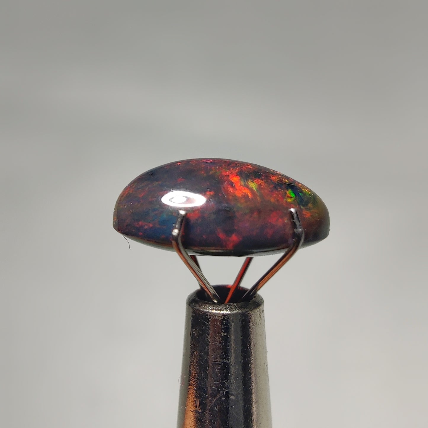 Natural Black Ethiopian Opal Cabochon