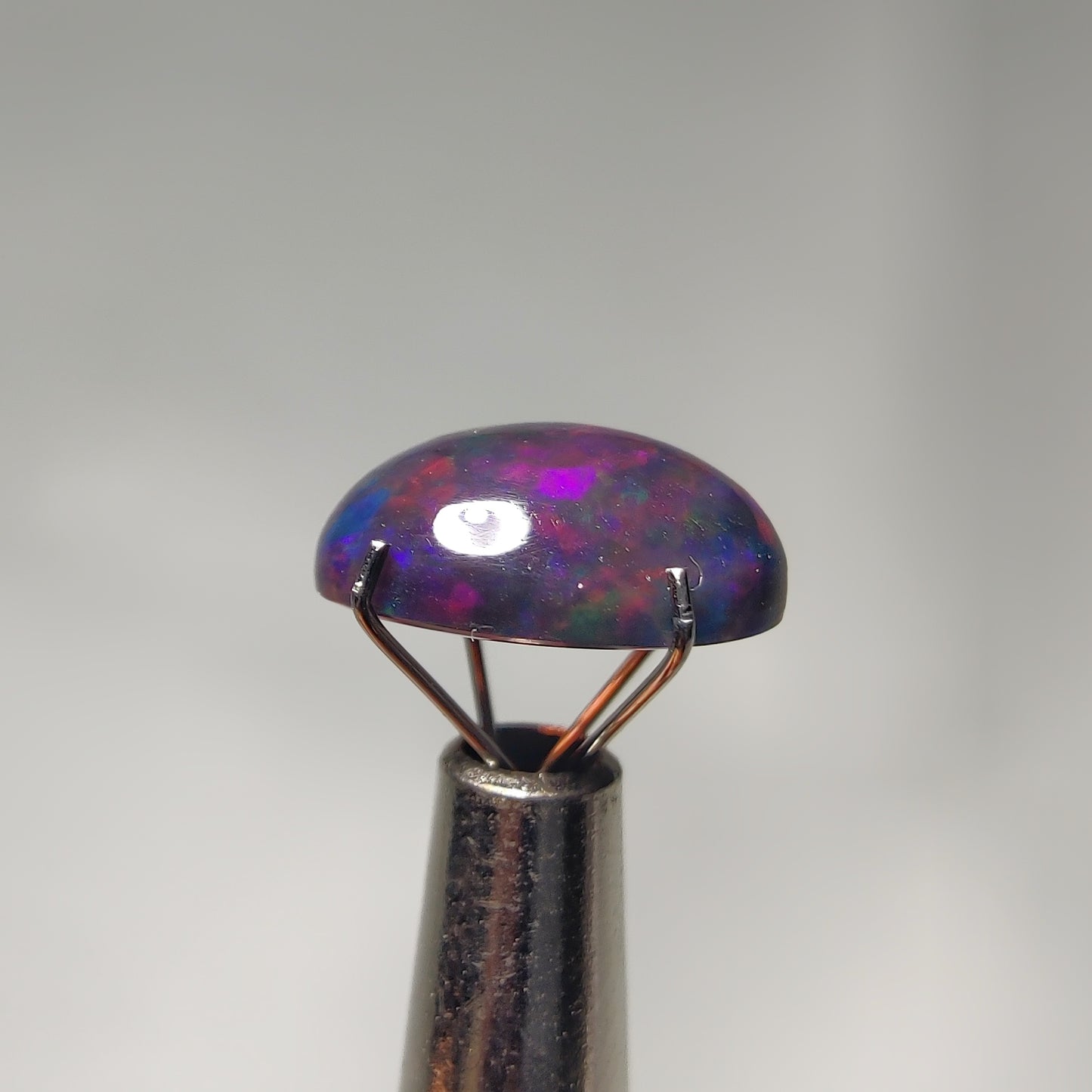 Natural Black Ethiopian Opal Cabochon