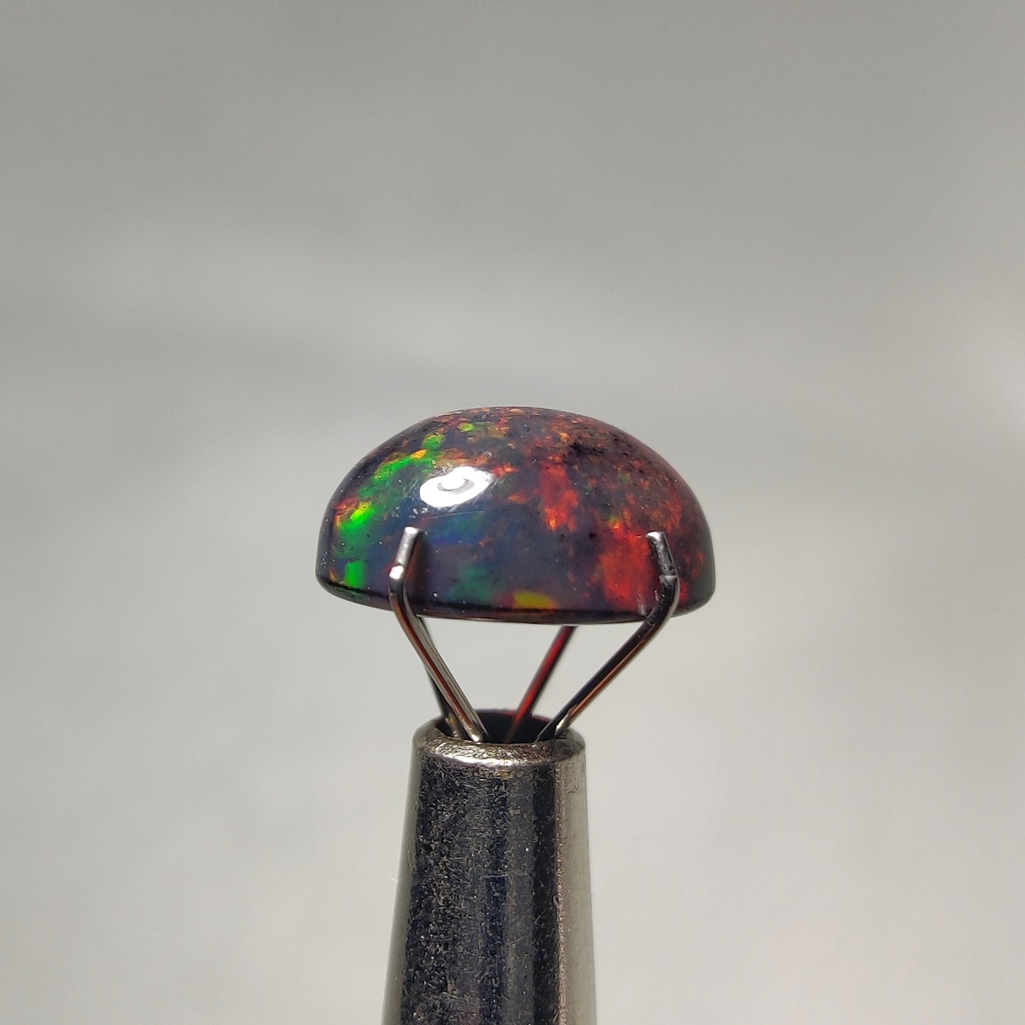 Natural Black Ethiopian Opal Cabochon