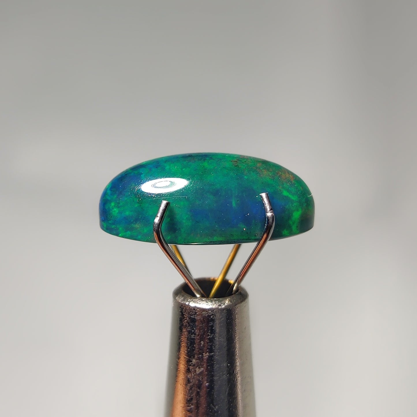 Natural Black Ethiopian Opal Cabochon