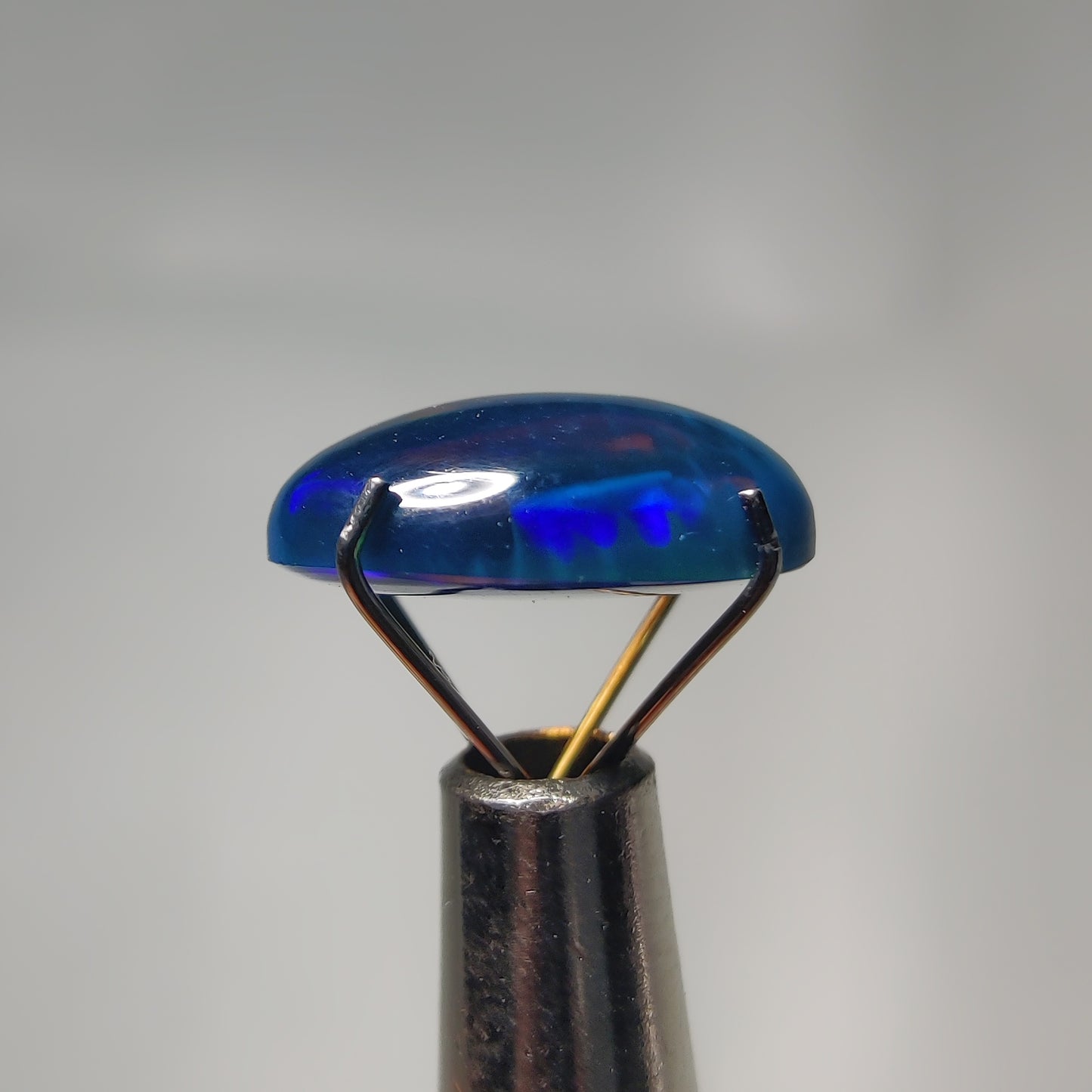Natural Black Ethiopian Opal Cabochon