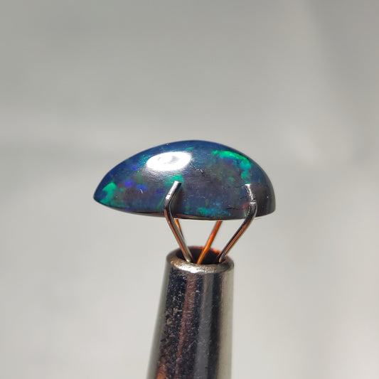 Natural Black Ethiopian Opal Cabochon