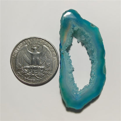 Dyed Soler Quartz Druzy gemstone cabochon - natural crystal healing stone for jewelry making by Gemivra