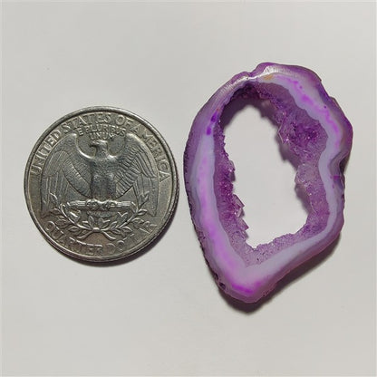 Dyed Soler Quartz Druzy gemstone cabochon - natural crystal healing stone for jewelry making by Gemivra