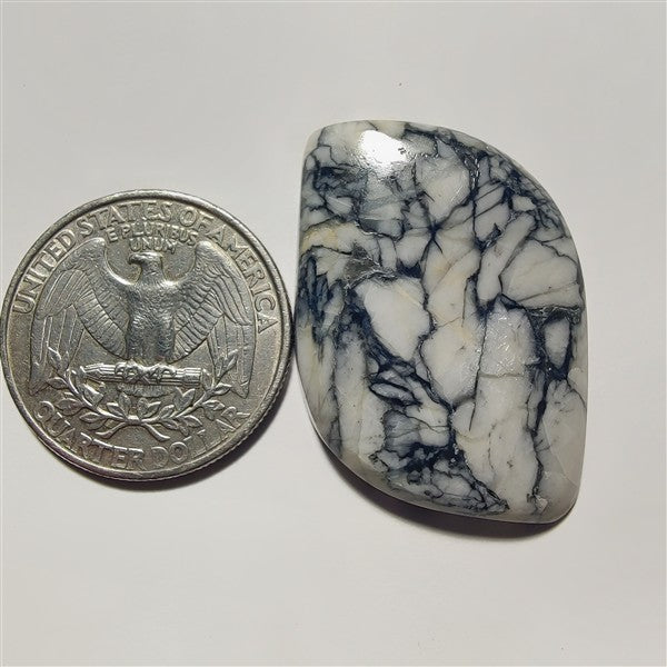 Pinolite gemstone cabochon - natural crystal healing stone for jewelry making by Gemivra