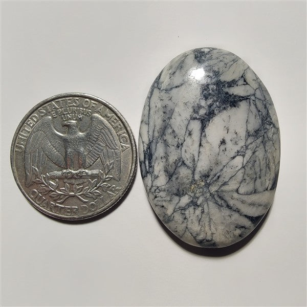 Pinolite gemstone cabochon - natural crystal healing stone for jewelry making by Gemivra
