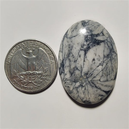 Pinolite gemstone cabochon - natural crystal healing stone for jewelry making by Gemivra