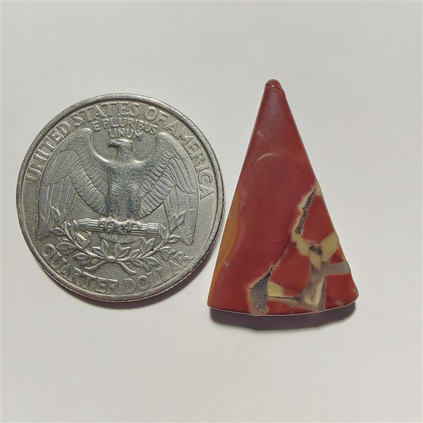 Red Jasper gemstone cabochon - natural crystal healing stone for jewelry making by Gemivra