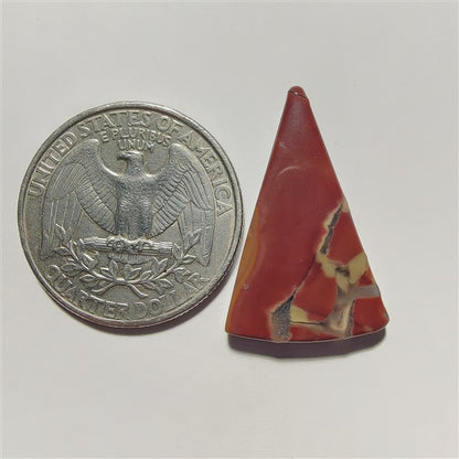 Red Jasper gemstone cabochon - natural crystal healing stone for jewelry making by Gemivra