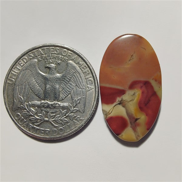 Red Jasper gemstone cabochon - natural crystal healing stone for jewelry making by Gemivra
