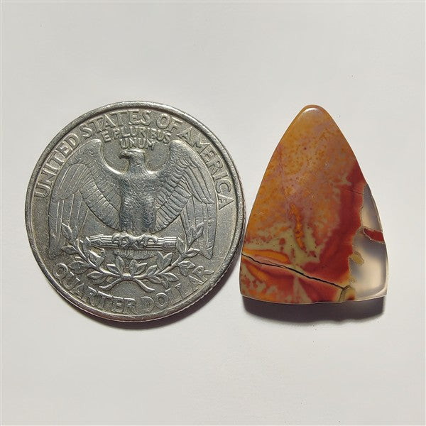 Red Jasper gemstone cabochon - natural crystal healing stone for jewelry making by Gemivra