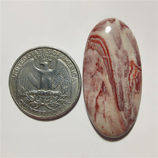 Rosita Jasper gemstone cabochon - natural crystal healing stone for jewelry making by Gemivra