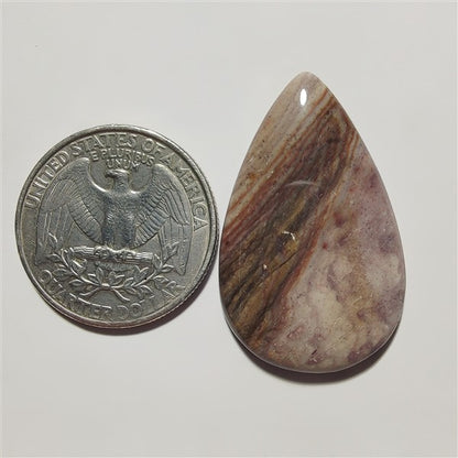 Rosita Jasper gemstone cabochon - natural crystal healing stone for jewelry making by Gemivra