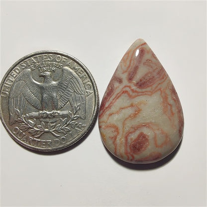 Rosita Jasper gemstone cabochon - natural crystal healing stone for jewelry making by Gemivra