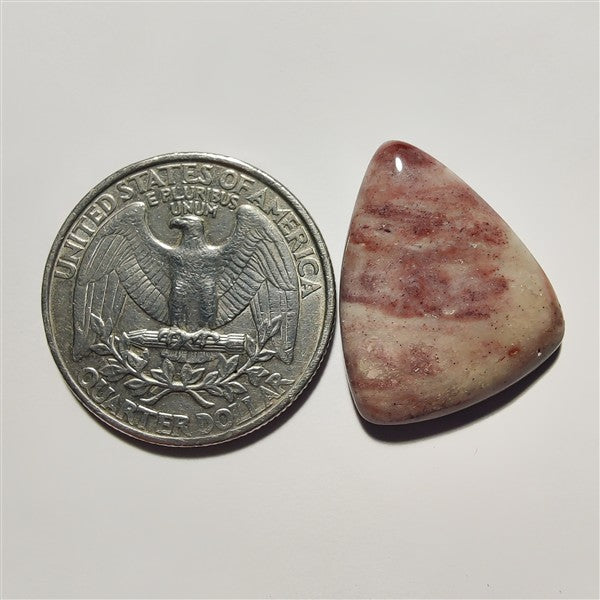 Rosita Jasper gemstone cabochon - natural crystal healing stone for jewelry making by Gemivra