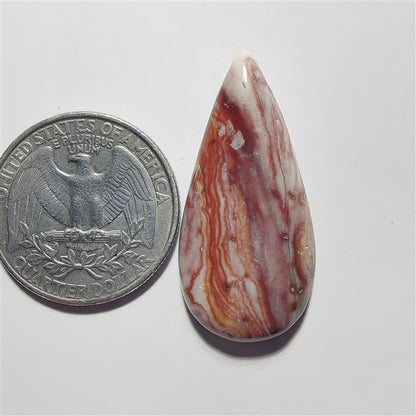 Rosita Jasper gemstone cabochon - natural crystal healing stone for jewelry making by Gemivra
