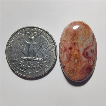 Rosita Jasper gemstone cabochon - natural crystal healing stone for jewelry making by Gemivra