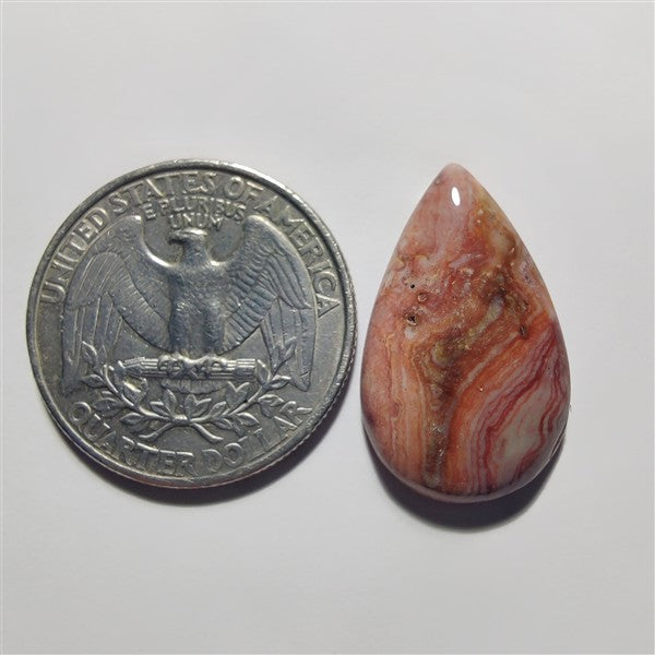 Rosita Jasper gemstone cabochon - natural crystal healing stone for jewelry making by Gemivra