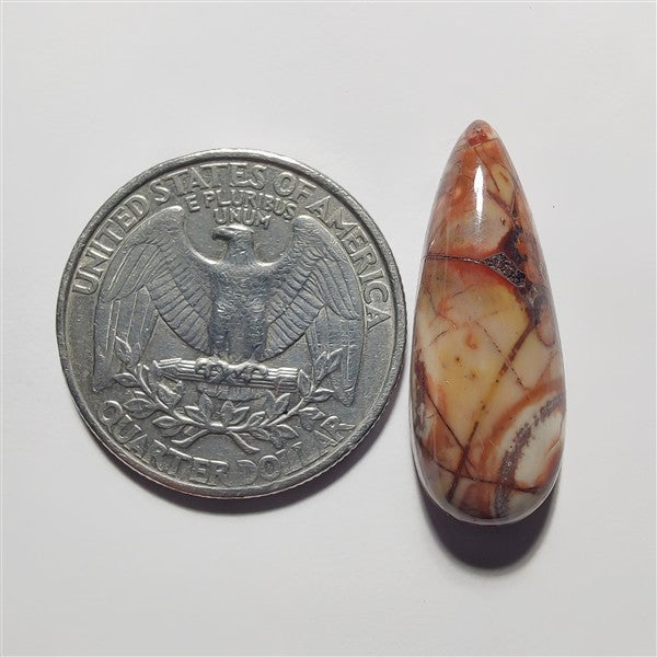 Bird Eye gemstone cabochon - natural crystal healing stone for jewelry making by Gemivra