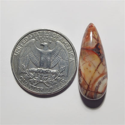 Bird Eye gemstone cabochon - natural crystal healing stone for jewelry making by Gemivra