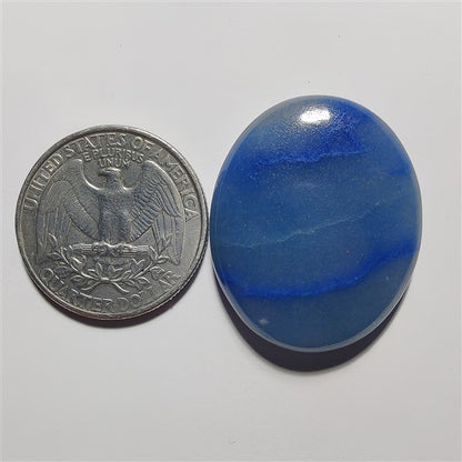 Blue Aventurine gemstone cabochon - natural crystal healing stone for jewelry making by Gemivra