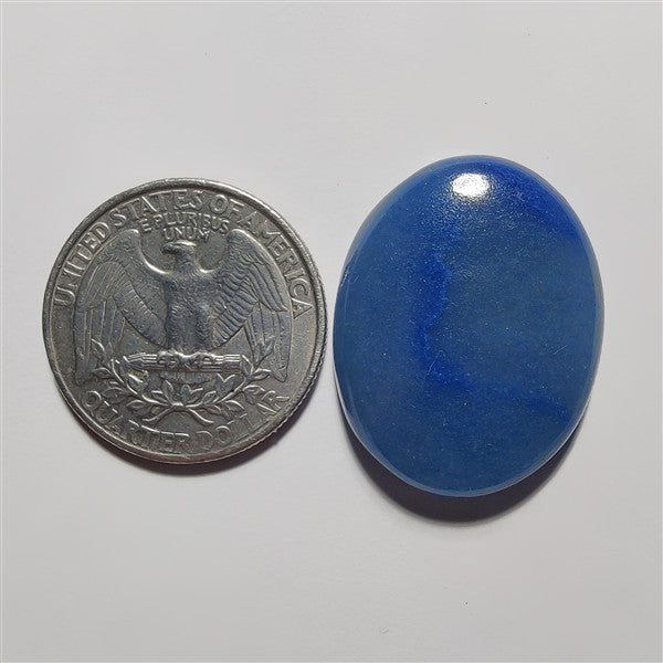 Blue Aventurine gemstone cabochon - natural crystal healing stone for jewelry making by Gemivra