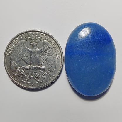 Blue Aventurine gemstone cabochon - natural crystal healing stone for jewelry making by Gemivra