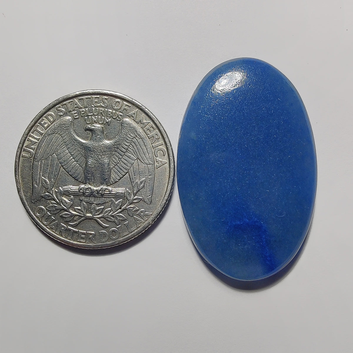 Blue Aventurine gemstone cabochon - natural crystal healing stone for jewelry making by Gemivra