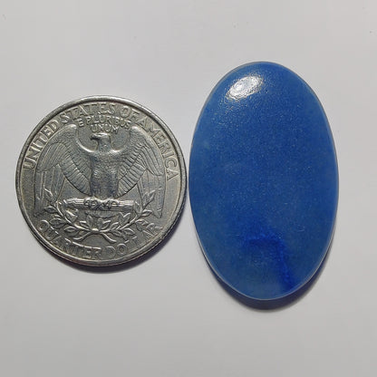 Blue Aventurine gemstone cabochon - natural crystal healing stone for jewelry making by Gemivra