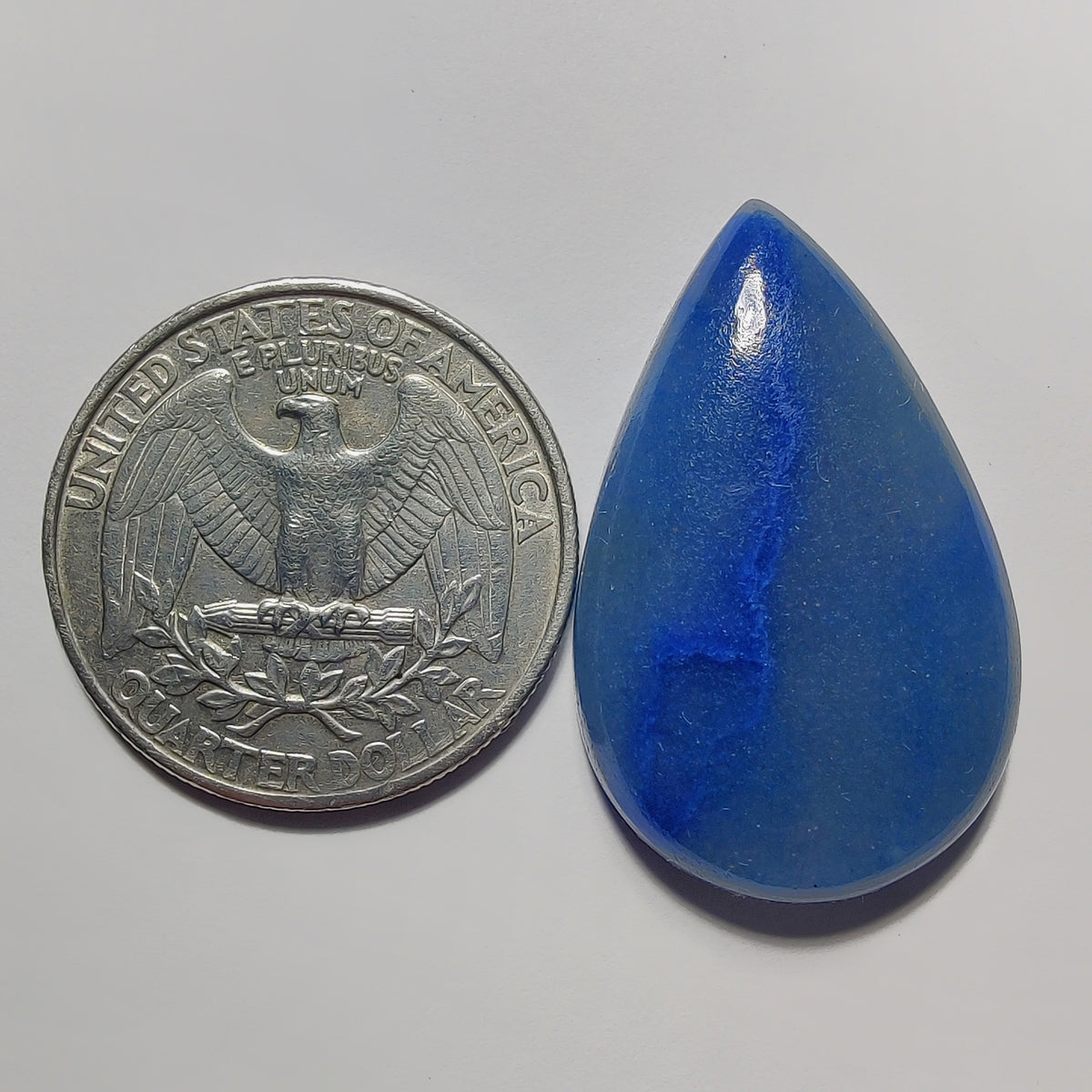 Blue Aventurine gemstone cabochon - natural crystal healing stone for jewelry making by Gemivra