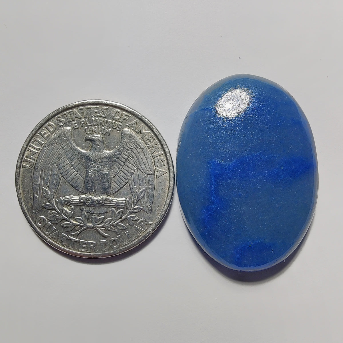 Blue Aventurine gemstone cabochon - natural crystal healing stone for jewelry making by Gemivra